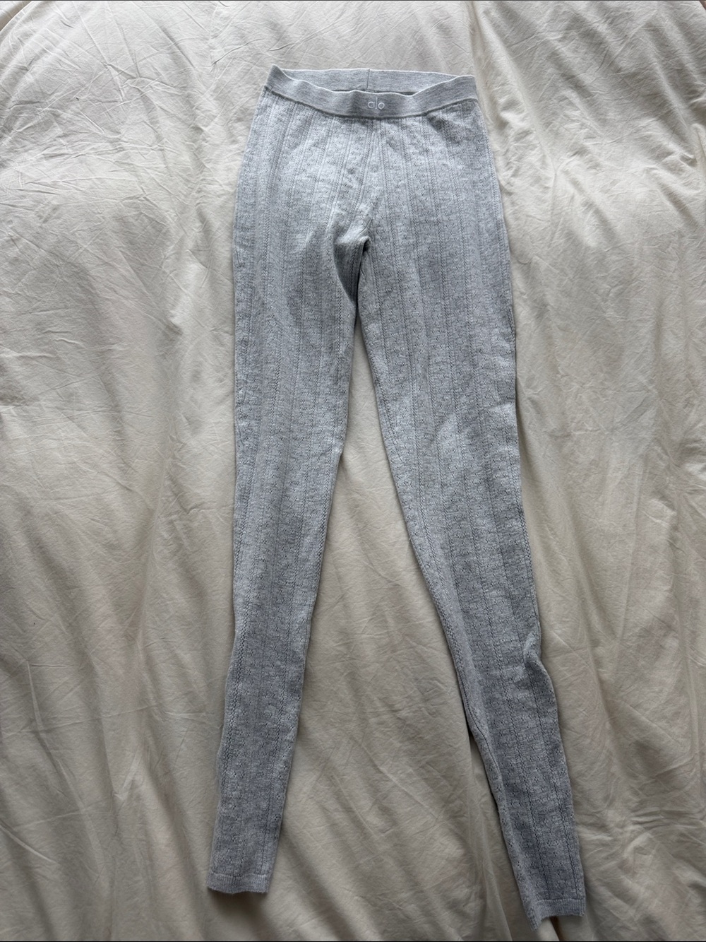 Alo pointelle grey legging